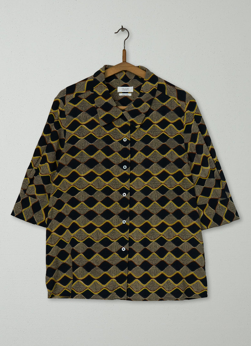 Reworn Vale Print Shirt Size 6 (687) | Multi