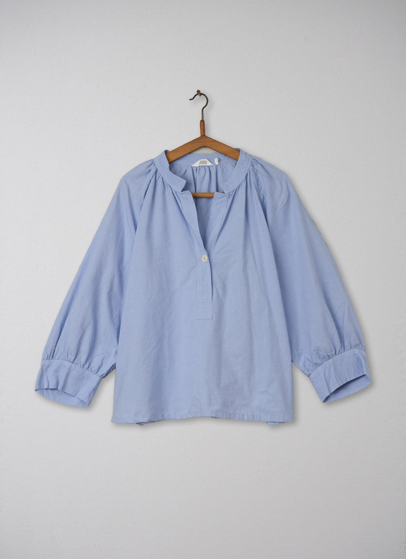 Reworn Cotton Easy Shirt Size 16 (068) | Blue