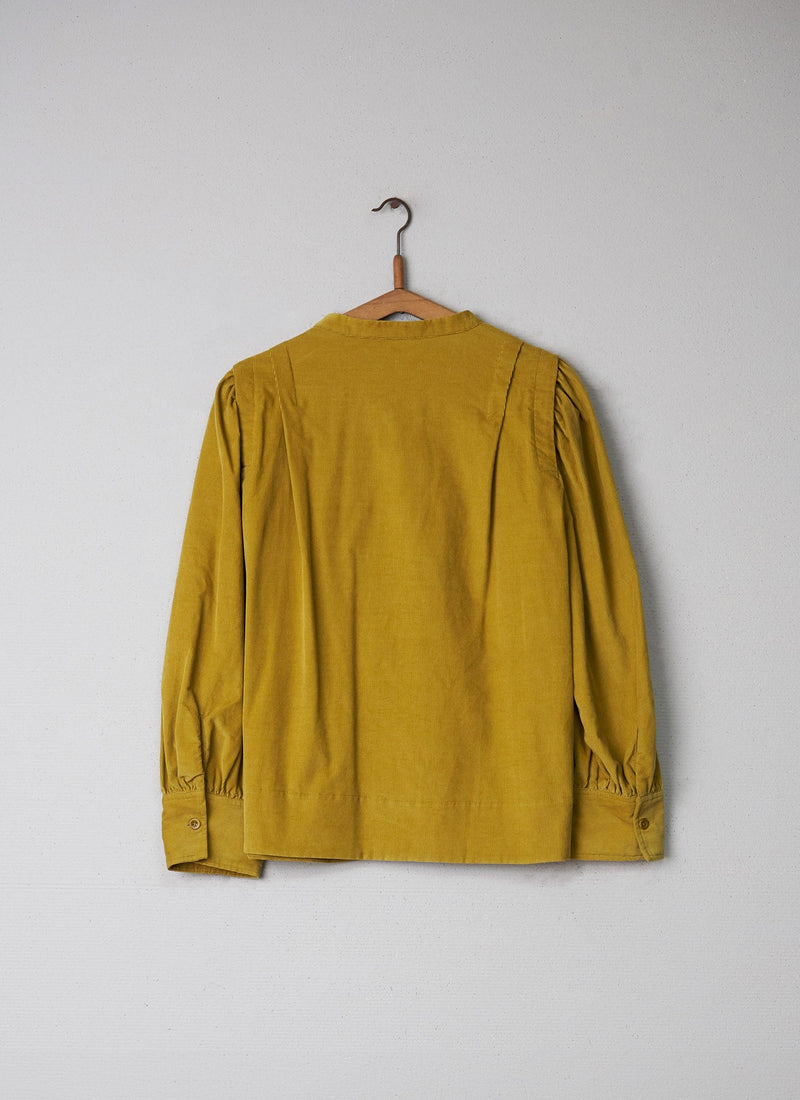 Reworn Organic Needlecord Shirt Size 12 (024) | Golden Buff