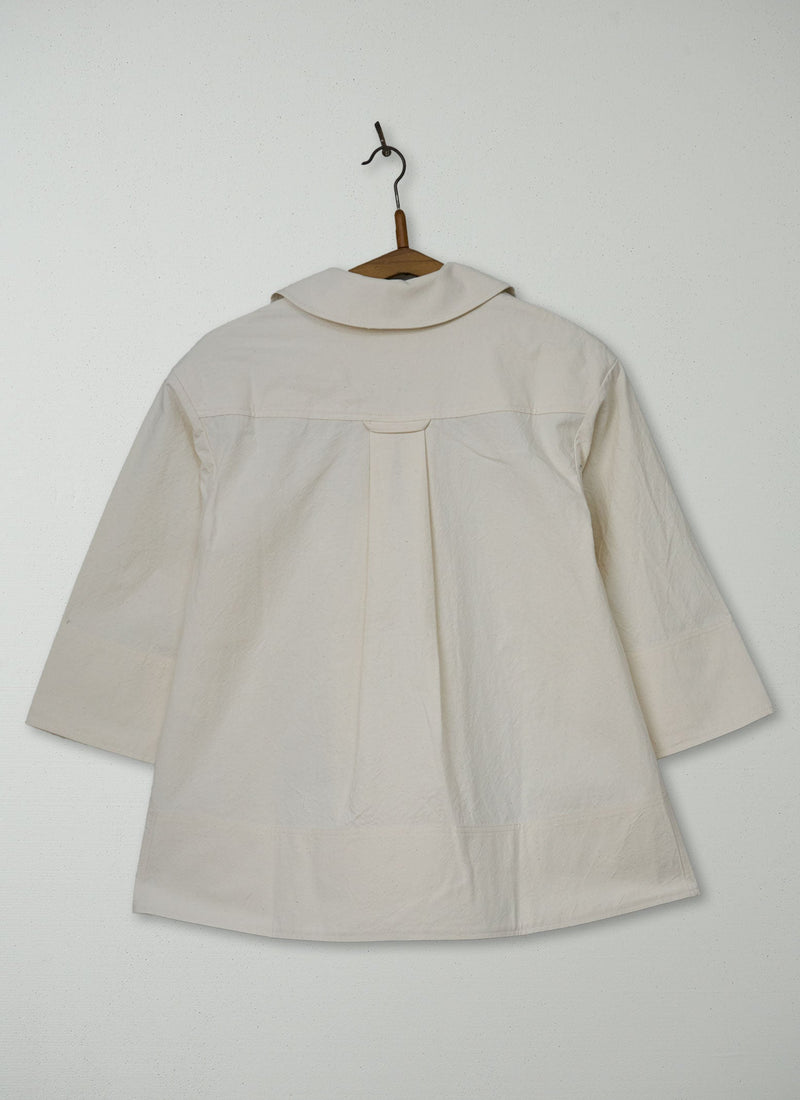 Reworn A Line Canvas Shirt Size XXS (1126) | Calico