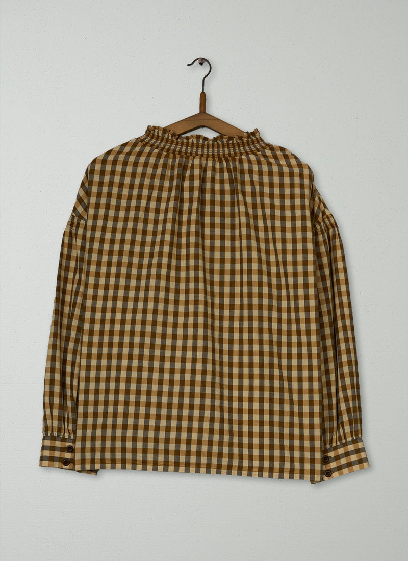 Reworn Cotton Gingham Shirt Size LXL (949) | Multi