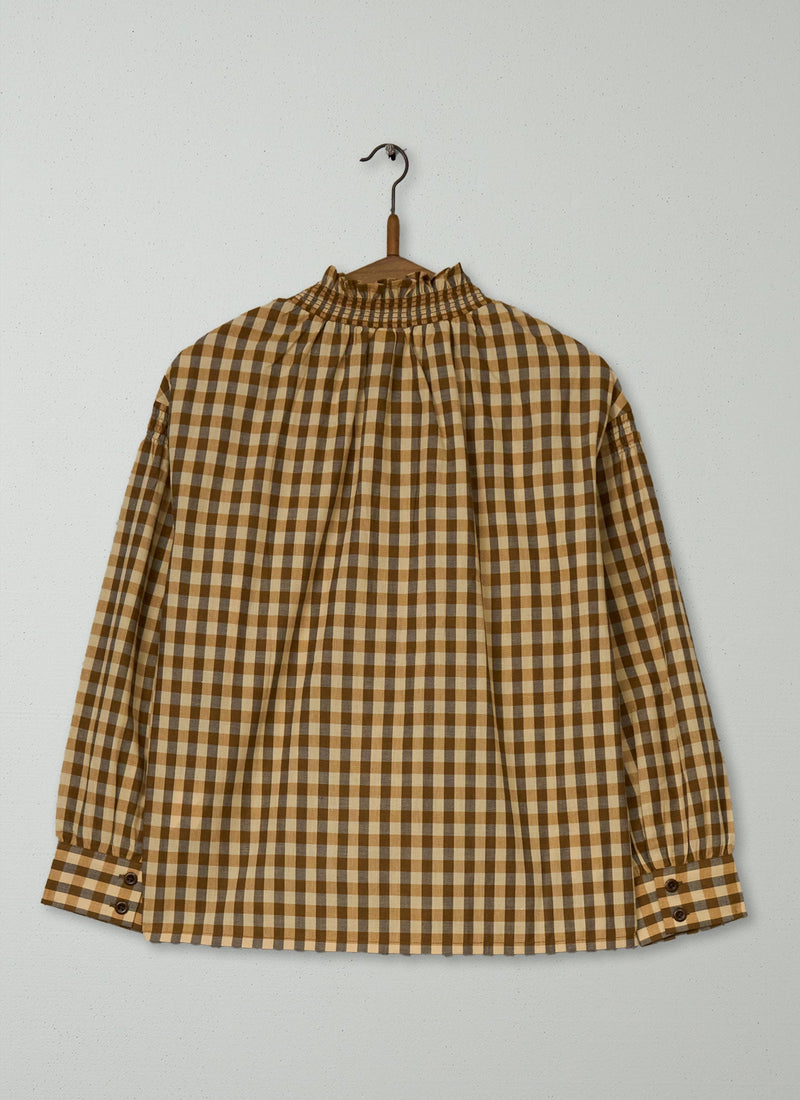 Reworn Cotton Gingham Shirt Size XXSXS (824) | Multi