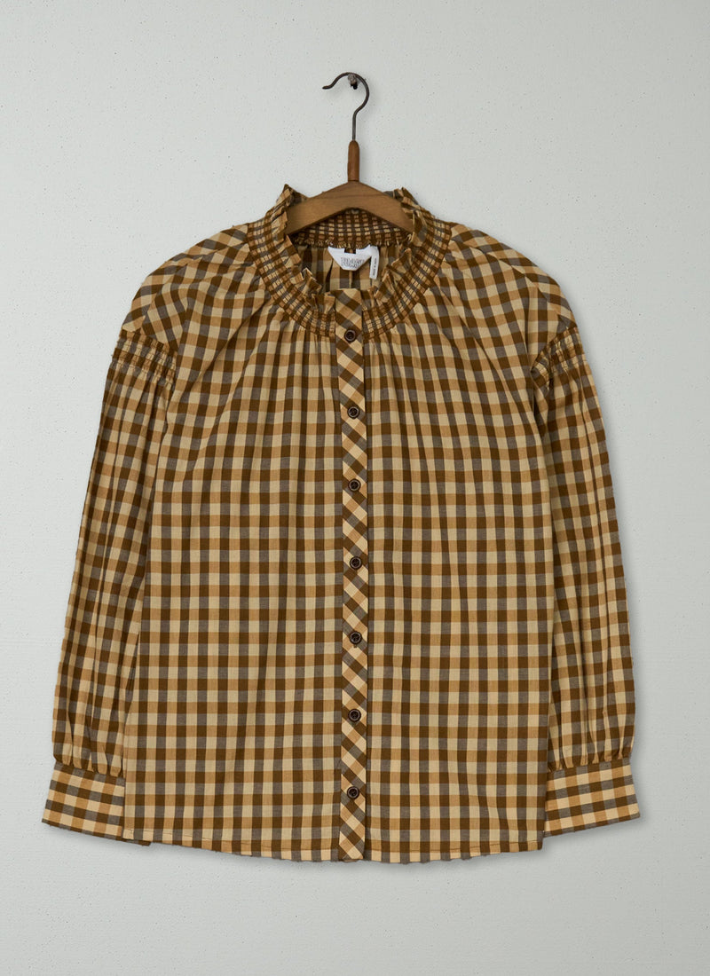 Reworn Cotton Gingham Shirt Size XXSXS (824) | Multi