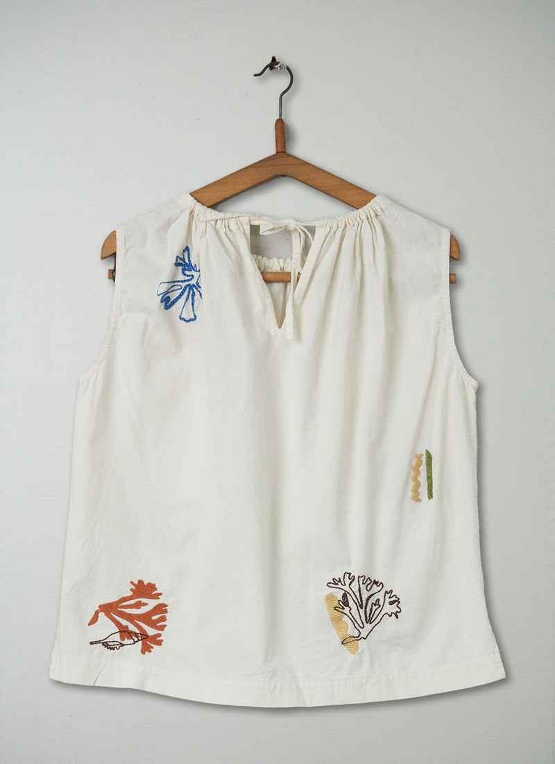 Reworn Embroidered Top Size XL (1050) | Multi