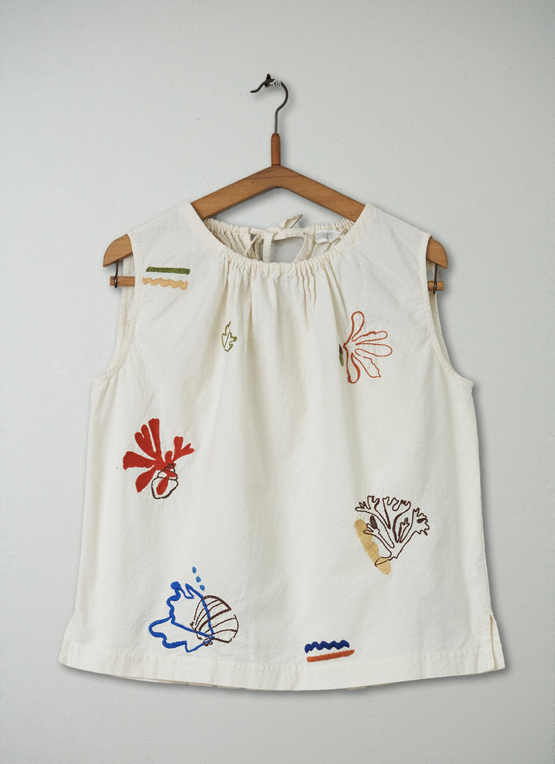 Reworn Embroidered Top Size XL (1050) | Multi