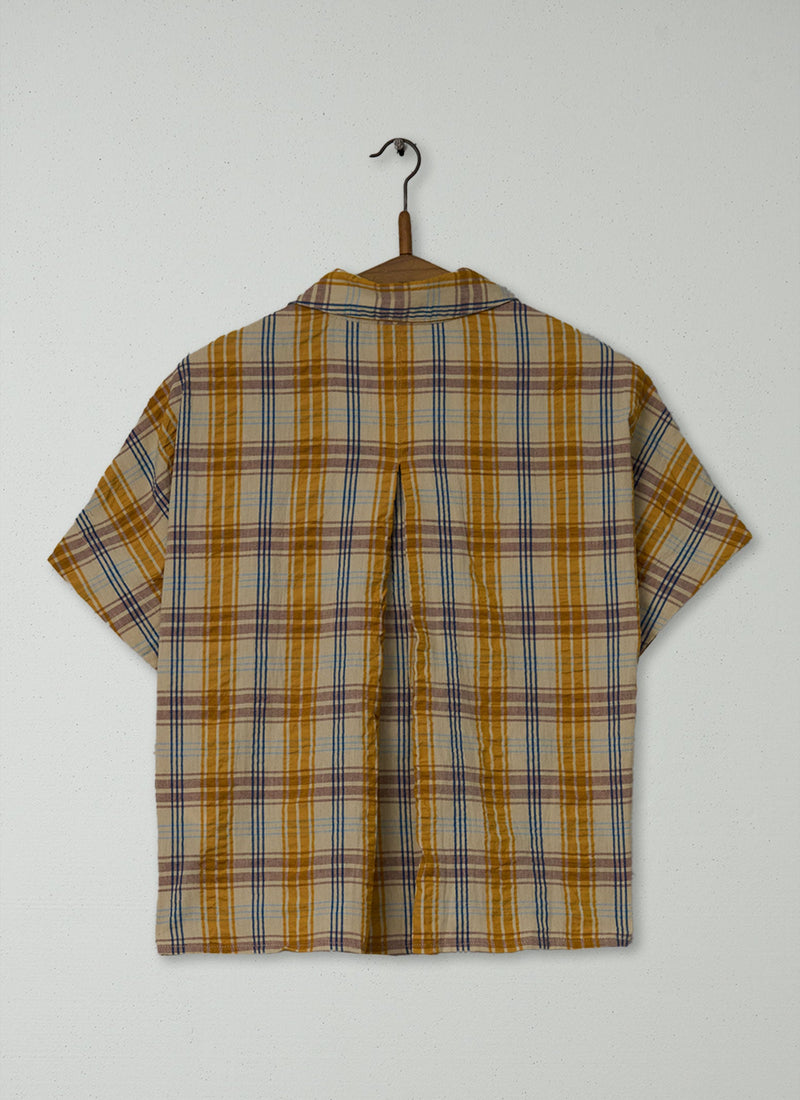 Reworn Check Cotton Shirt Size 4 (796) | Multi