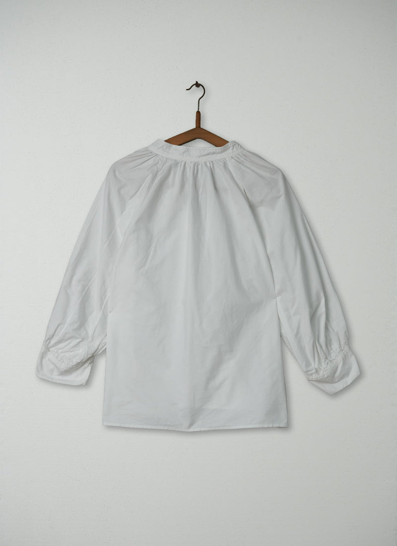 Reworn Cotton Oxford Shirt Size M (188) | White