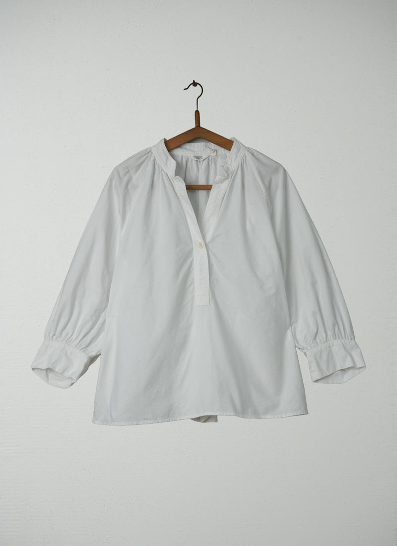 Reworn Cotton Oxford Shirt Size M (188) | White