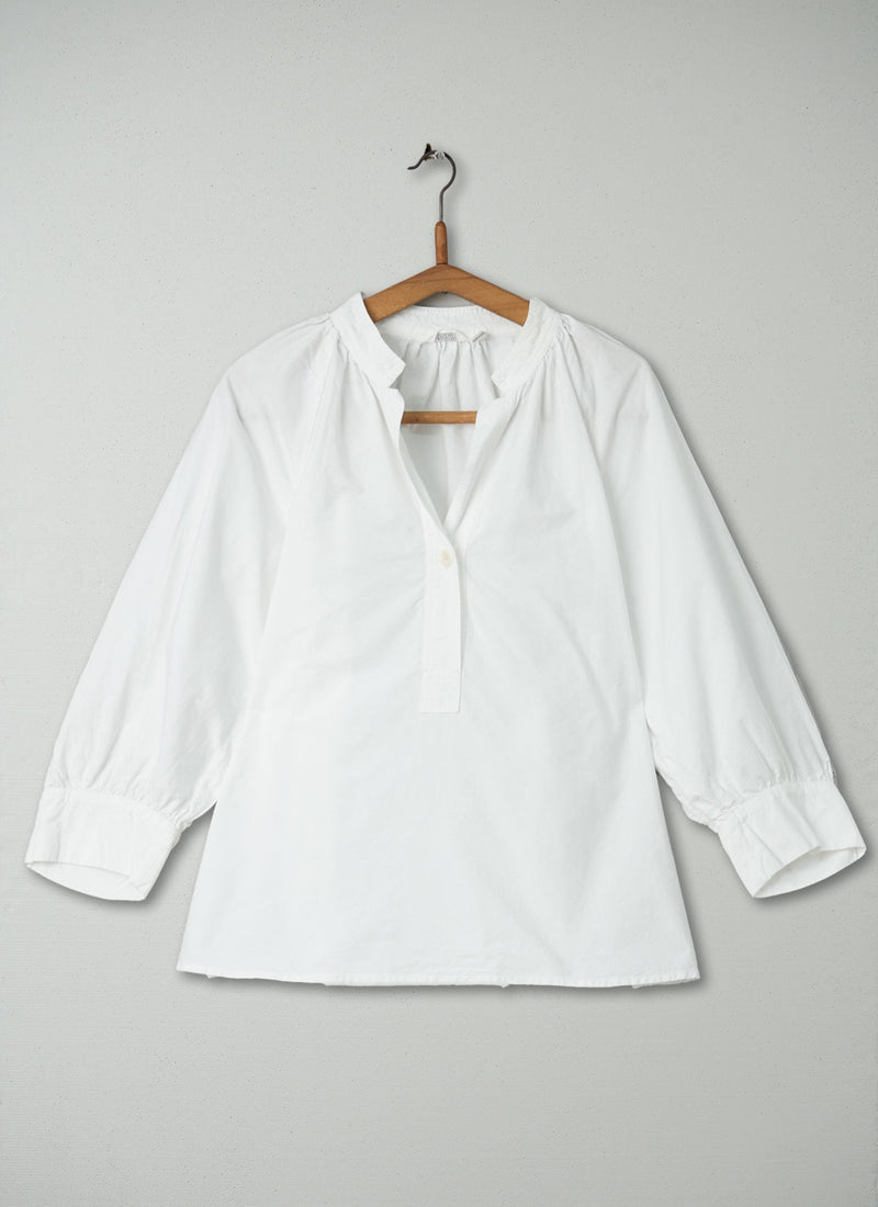 Reworn Cotton Easy Shirt Size M (200) | White
