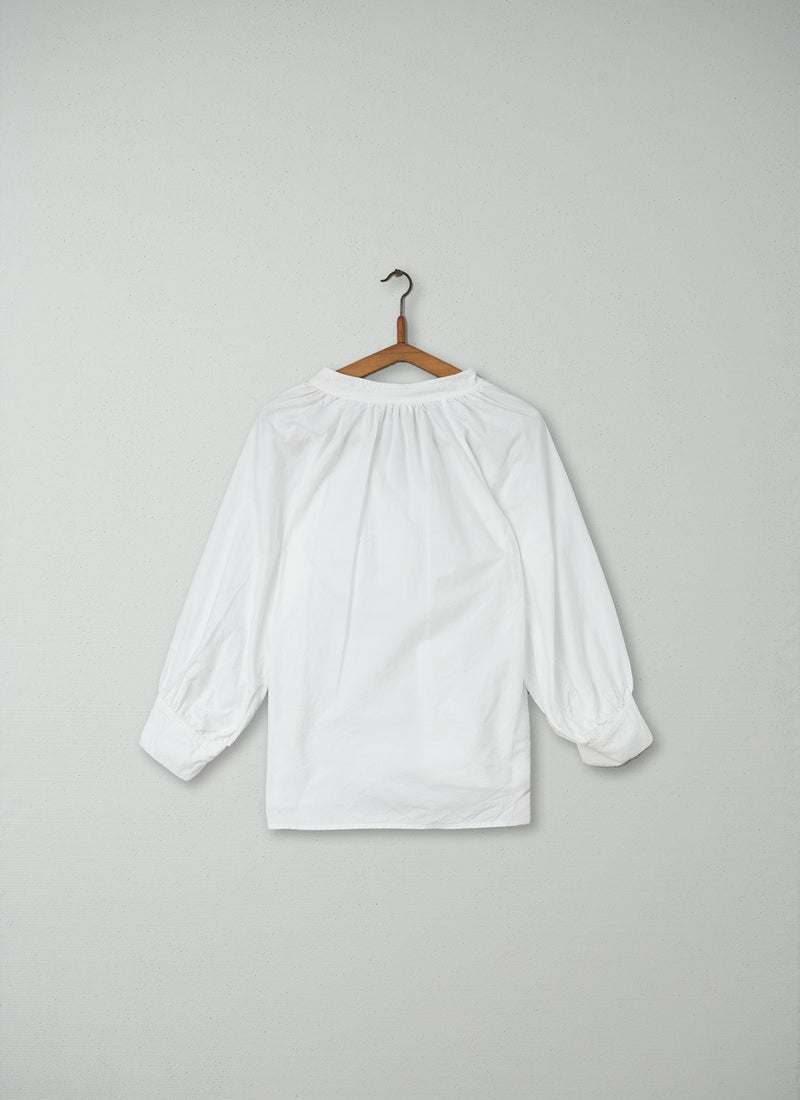 Reworn Cotton Oxford Easy Shirt Size S (121) | White