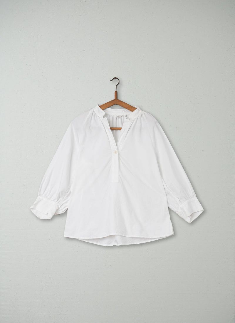 Reworn Cotton Oxford Easy Shirt Size S (121) | White