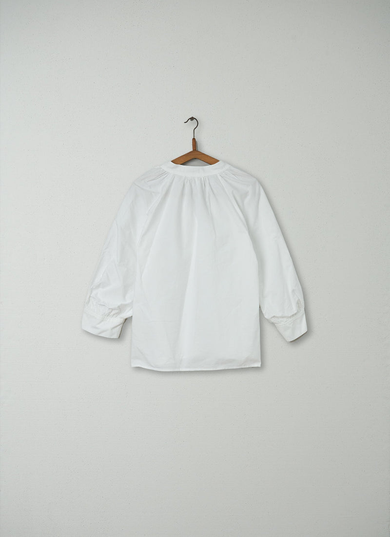 Reworn Cotton Oxford Easy Shirt Size M (091) | White