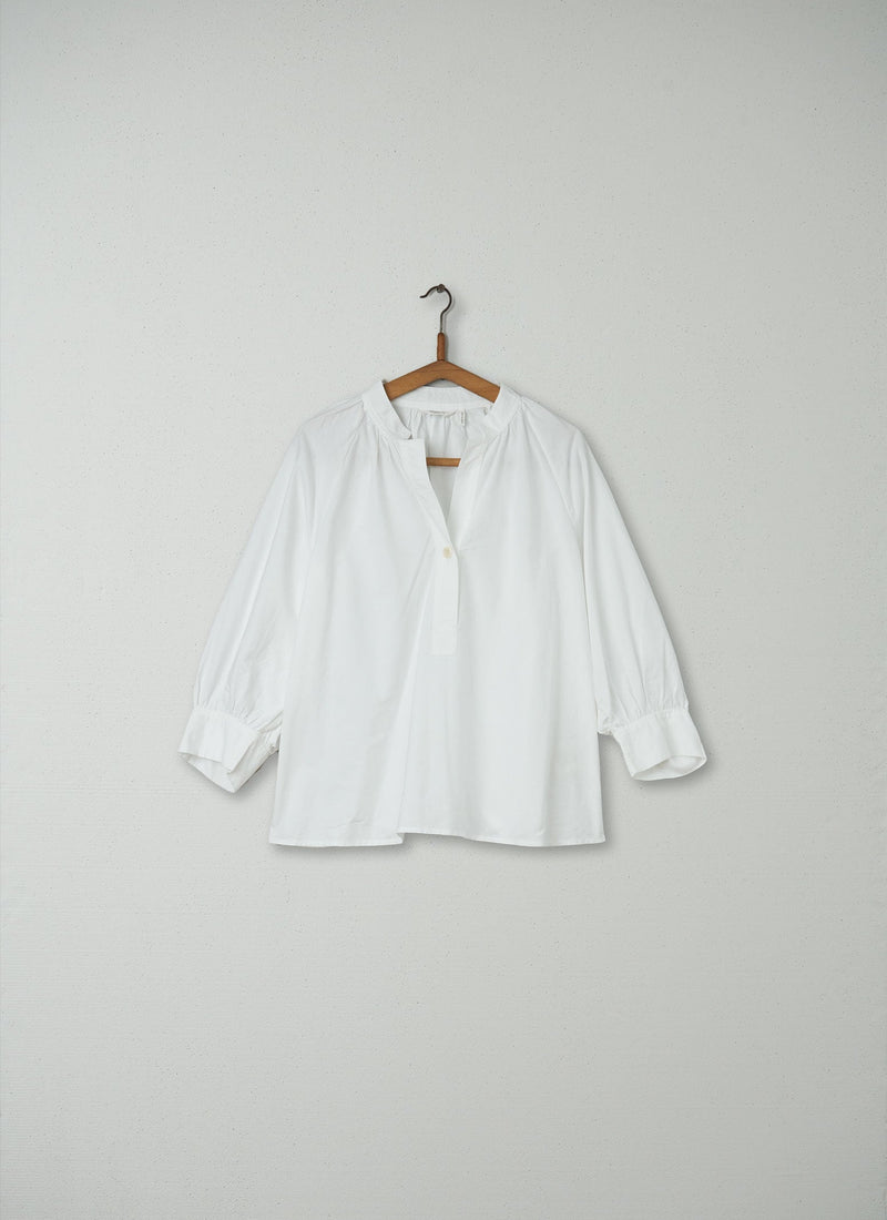 Reworn Cotton Oxford Easy Shirt Size M (091) | White