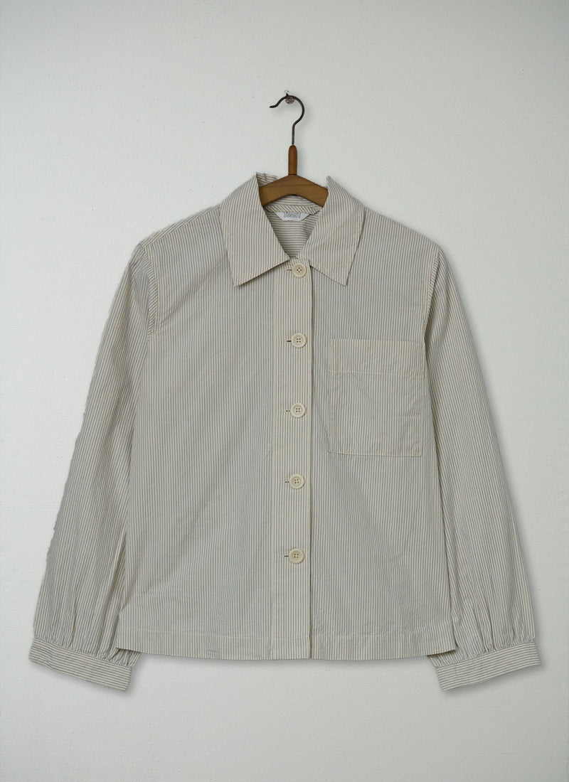 Reworn Stripe Cotton Shirt Size M (1140) | Multi