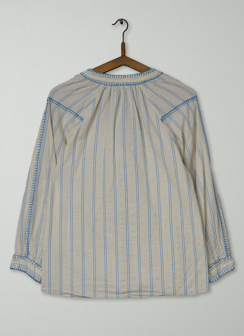 Reworn Blanket Stitch Top Size L (855) | Multi