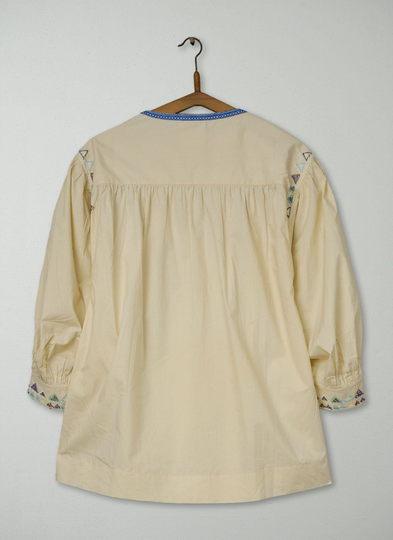 Reworn Hand Beaded Top Size XXSXS (1091) | Multi
