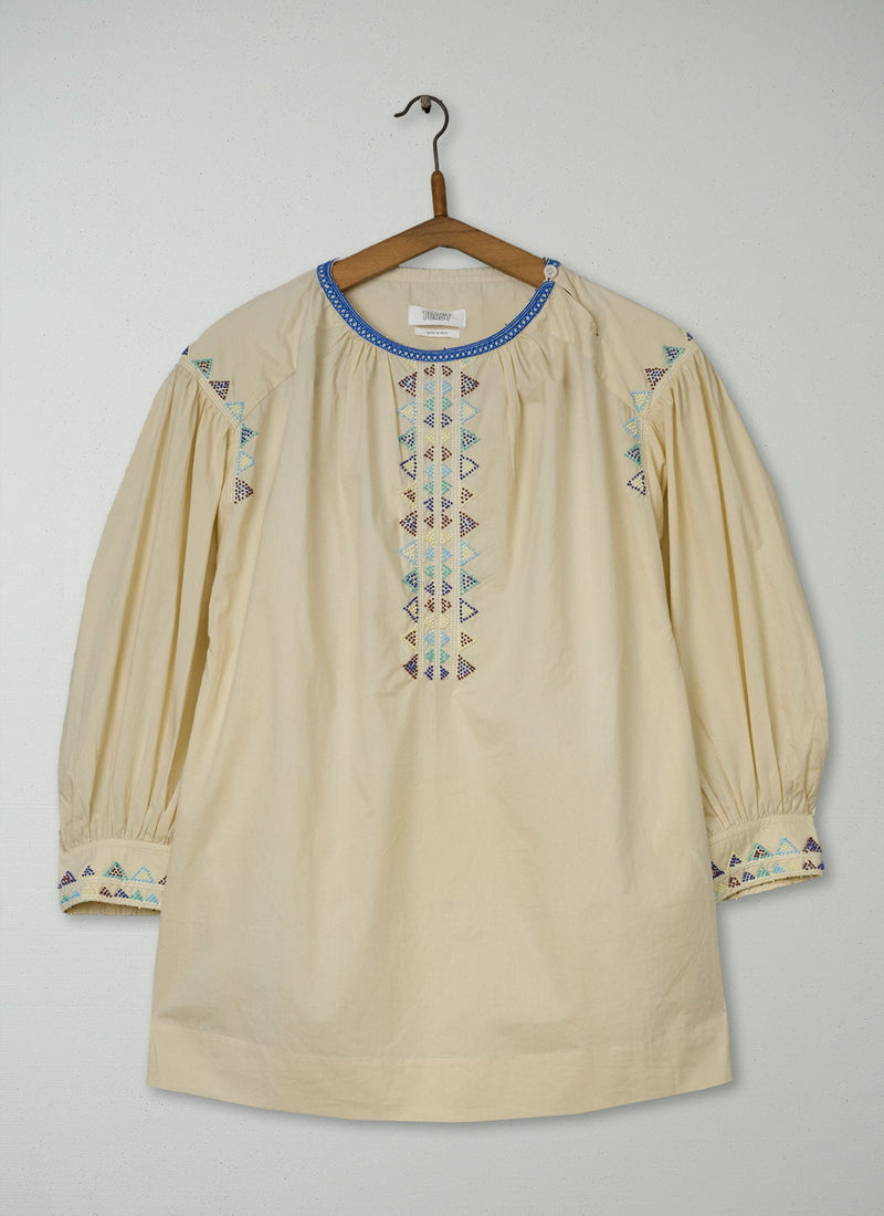 Reworn Hand Beaded Top Size XXSXS (1091) | Multi
