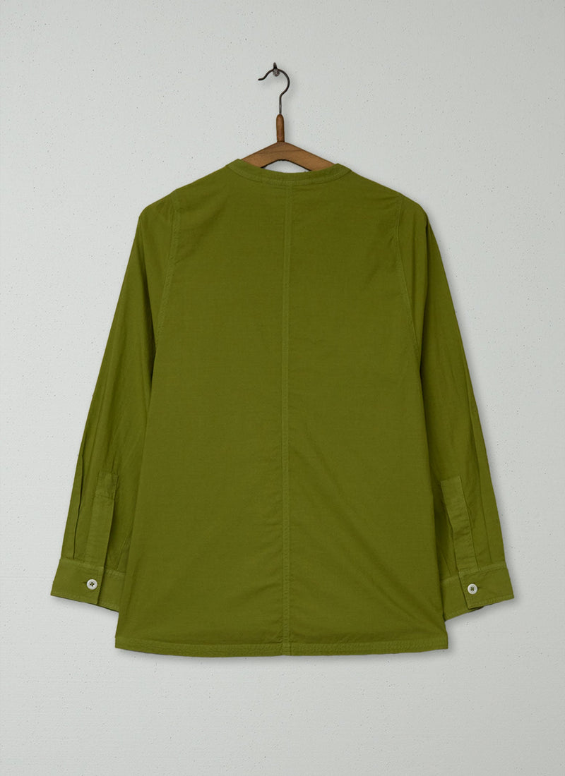 Reworn Cotton Poplin Shirt Size M (787) | Pea Shoot