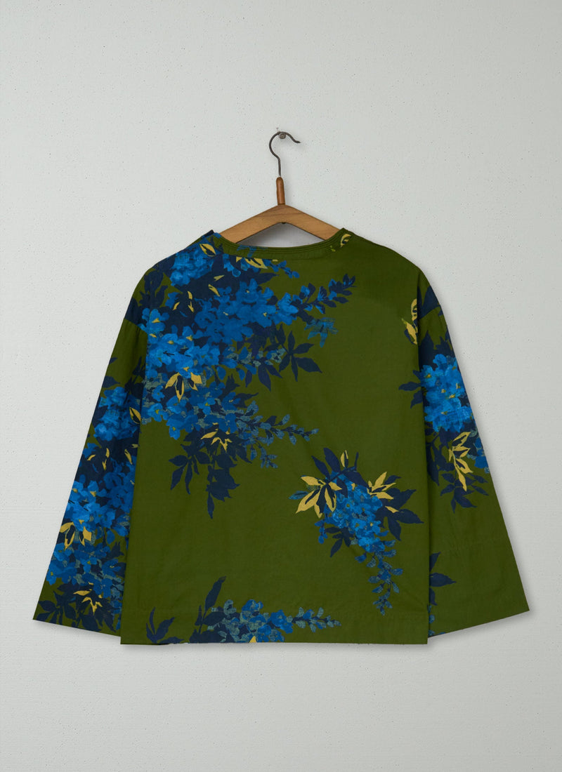 Reworn Botanical Print Top Size S (1175) | Multi