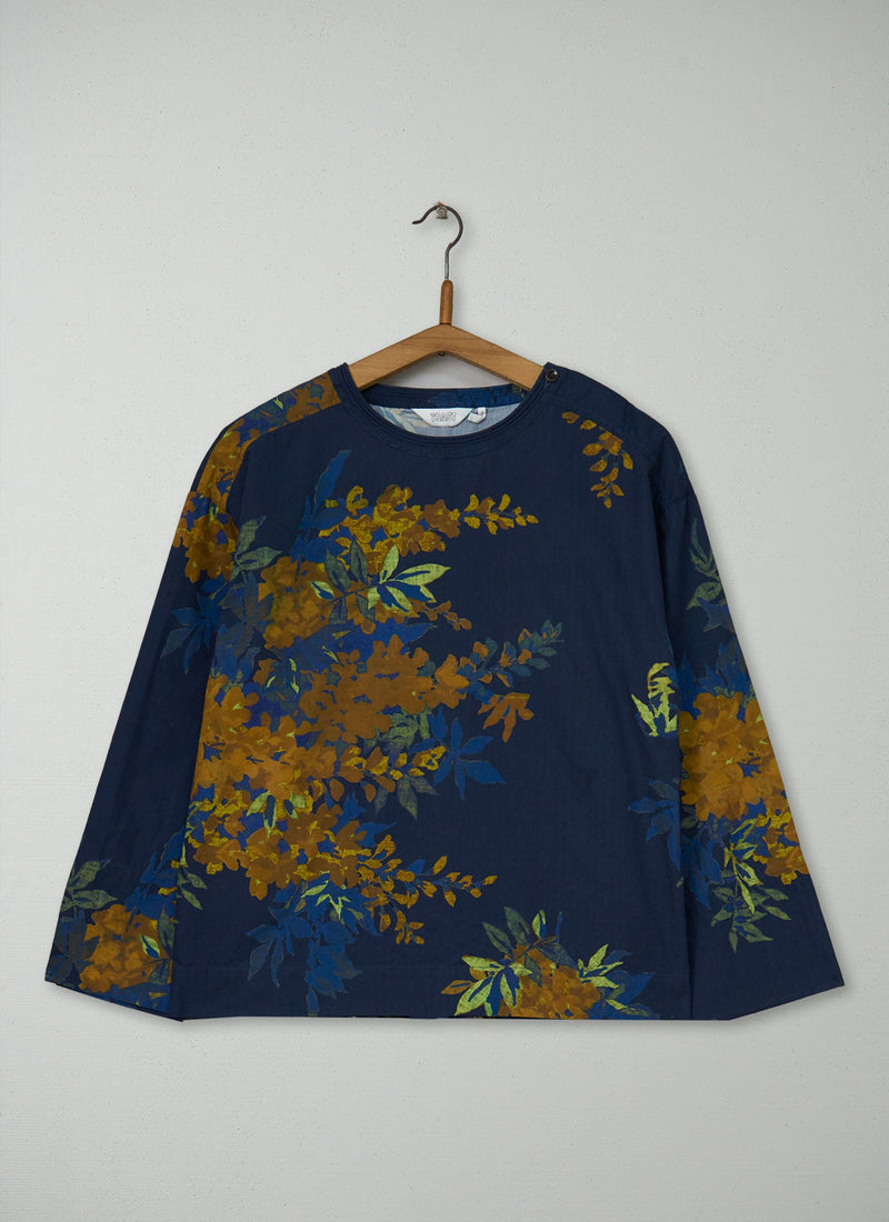 Reworn Botanical Print Top Size S (1195) | Multi