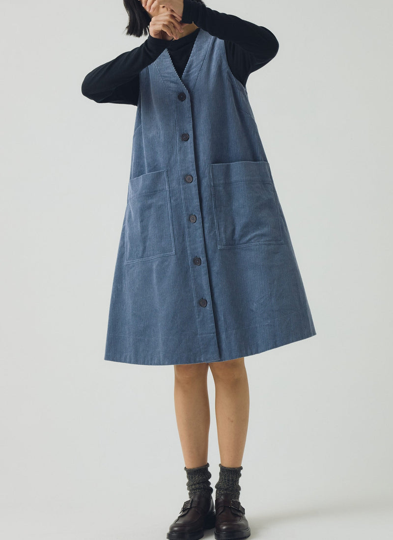 Cord A Line Dress | Myrtle