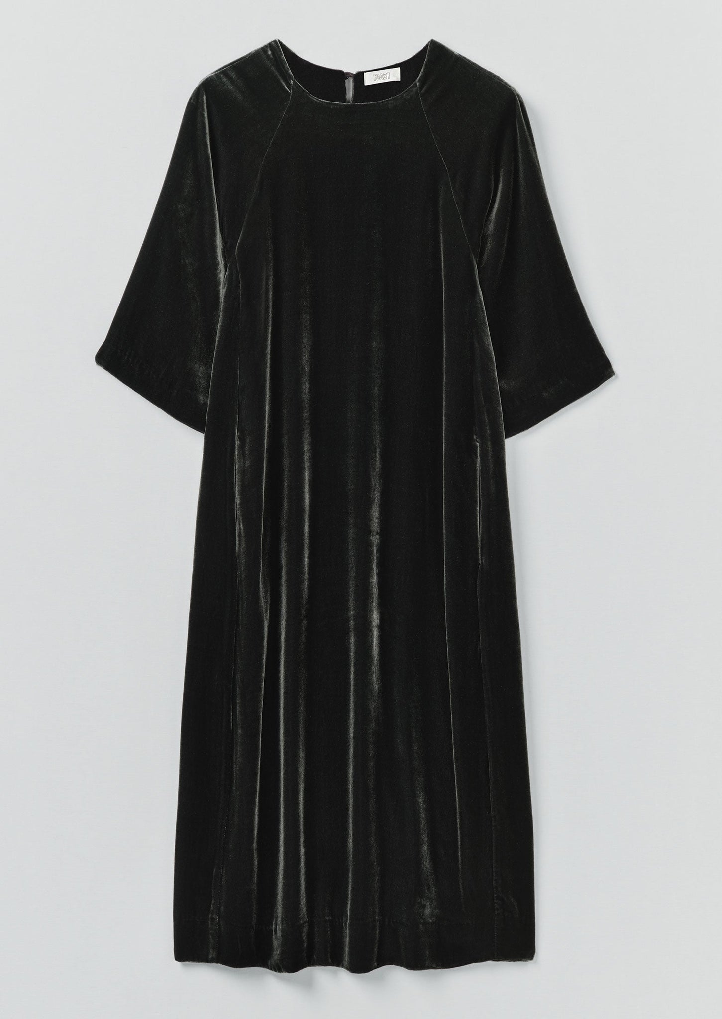 Cocoon Silk Velvet Dress | Jackdaw