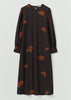 Vespertine Floral Print Column Dress | Slate