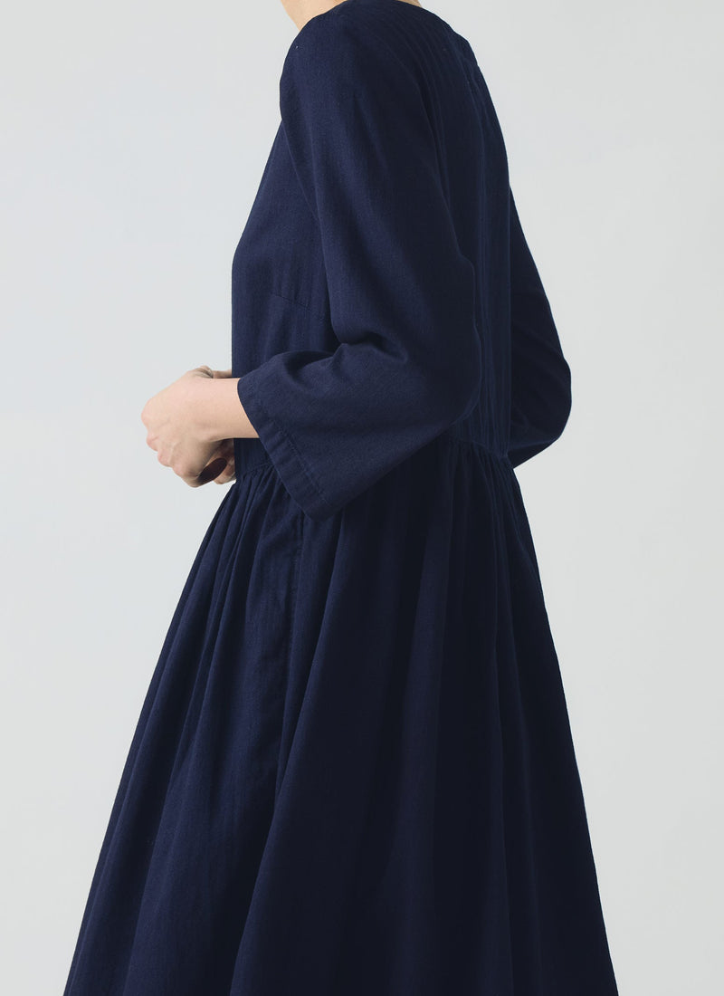 Freya Indigo Twill Dress | Indigo