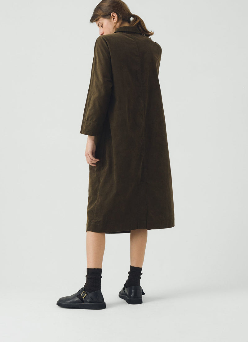 Cord Tunic Dress | Tent Green