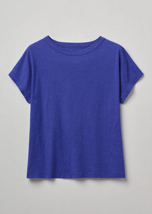 Alda Organic Cotton Easy Tee | Delft Blue