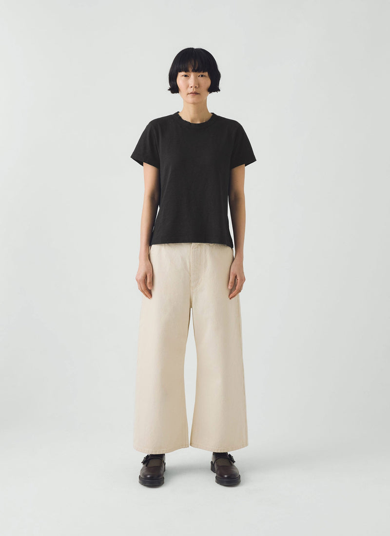 Sadie Cotton Boy Tee | Carbon Black