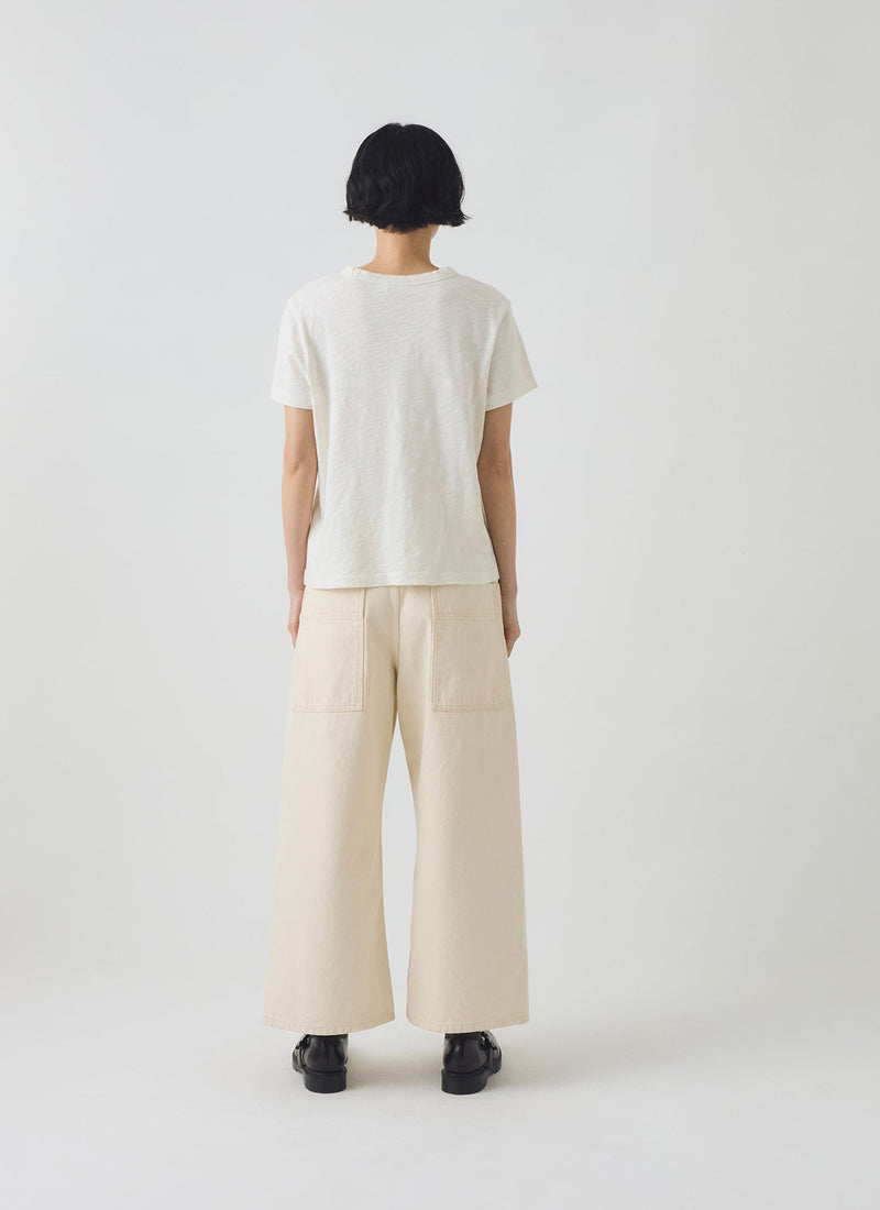 Sadie Cotton Boy Tee | Chalk