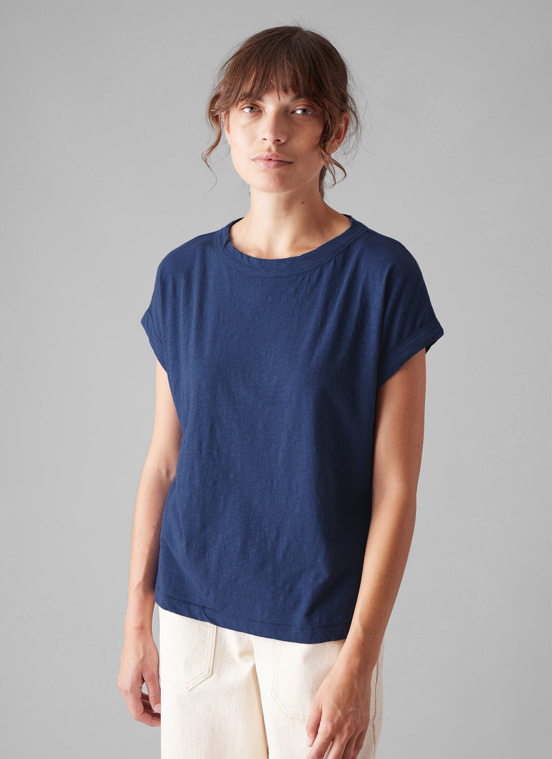 Alda Organic Cotton Easy Tee | Thistle