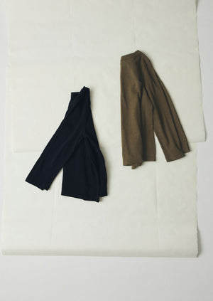 Lia Garment Dyed Boat Neck Tee | Olive