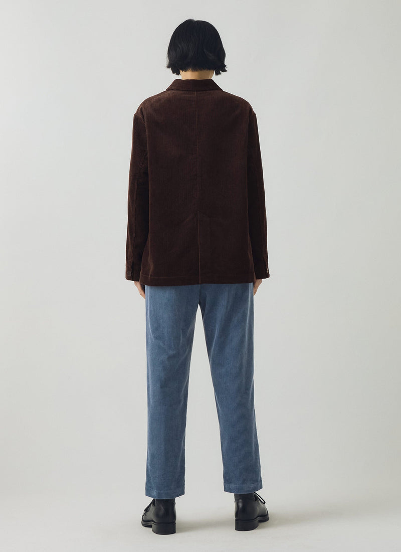Patch Pocket Organic Cord Jacket | Java