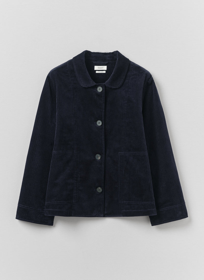 Cotton Cord Jacket | Dark Navy