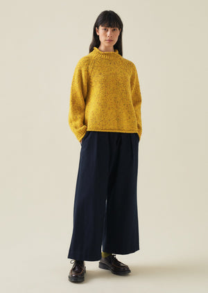 Orla Donegal Wool Sweater | Mimosa Yellow