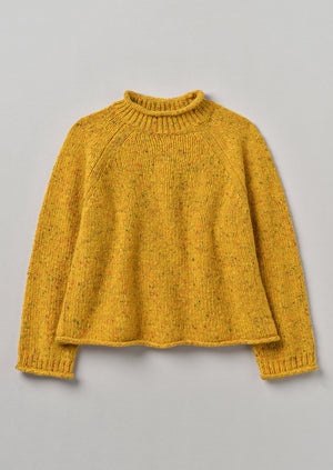Orla Donegal Wool Sweater | Mimosa Yellow