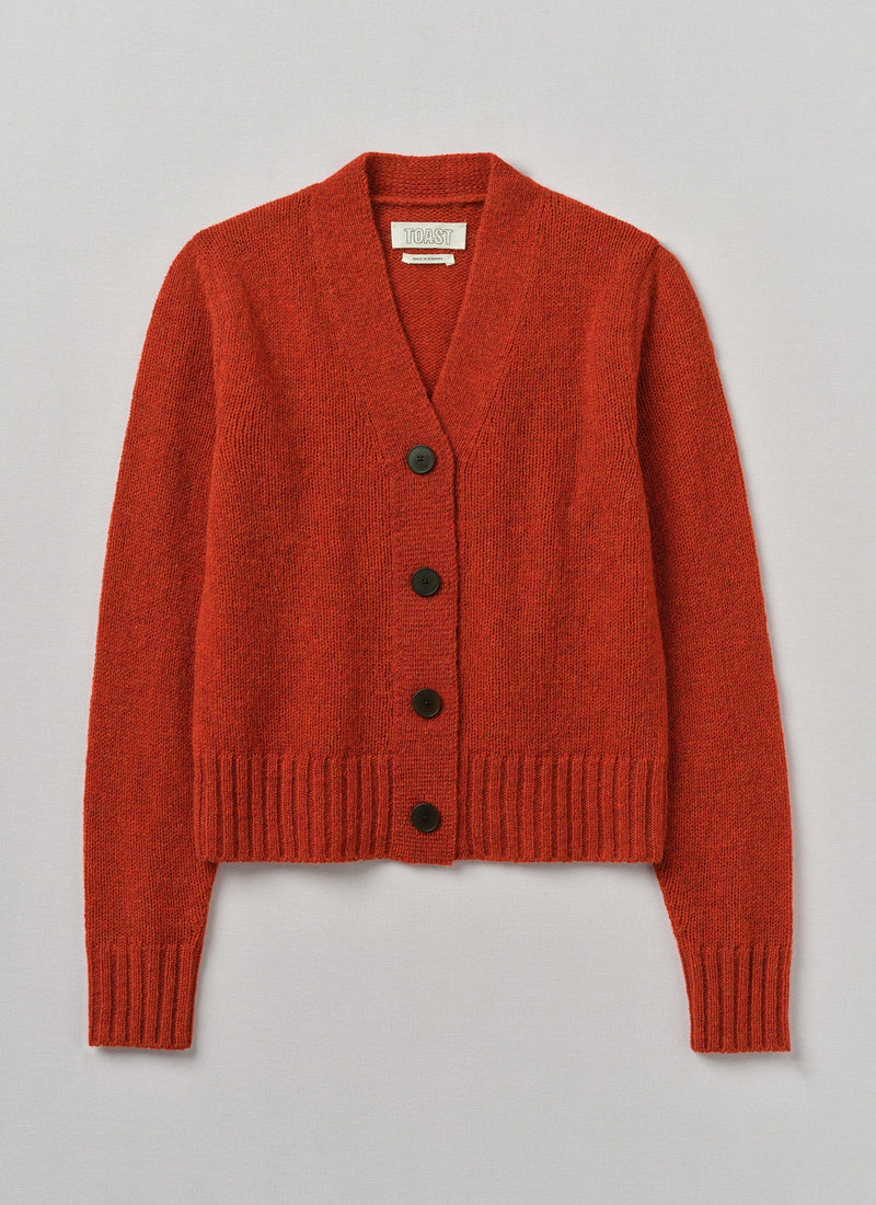 Kaia V-Neck Wool Cardigan | Harissa