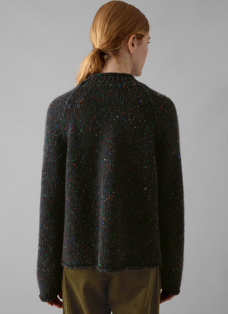 Orla Donegal Wool Sweater | Galaxy
