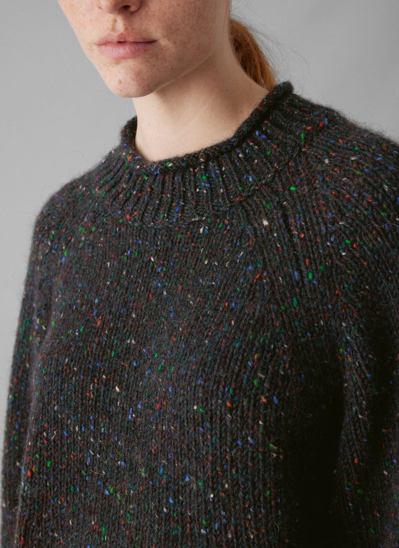Orla Donegal Wool Sweater | Galaxy