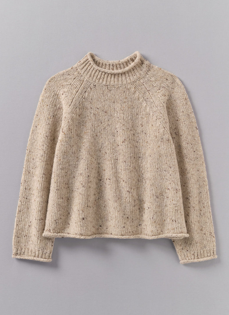 Orla Donegal Wool Sweater | Oatmeal