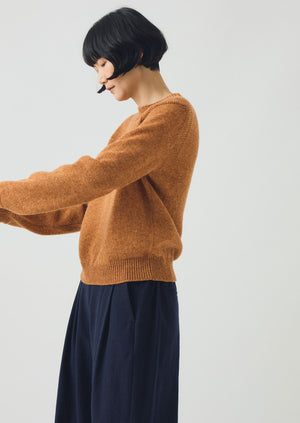 Heathery Wool Sweater | Ginger