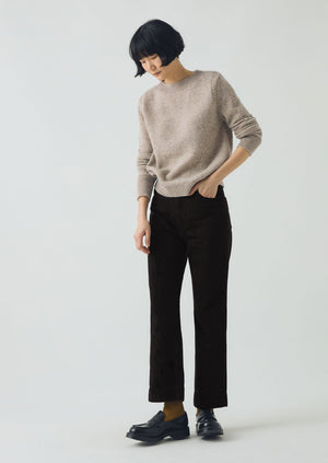 Heathery Wool Sweater | Oatmeal