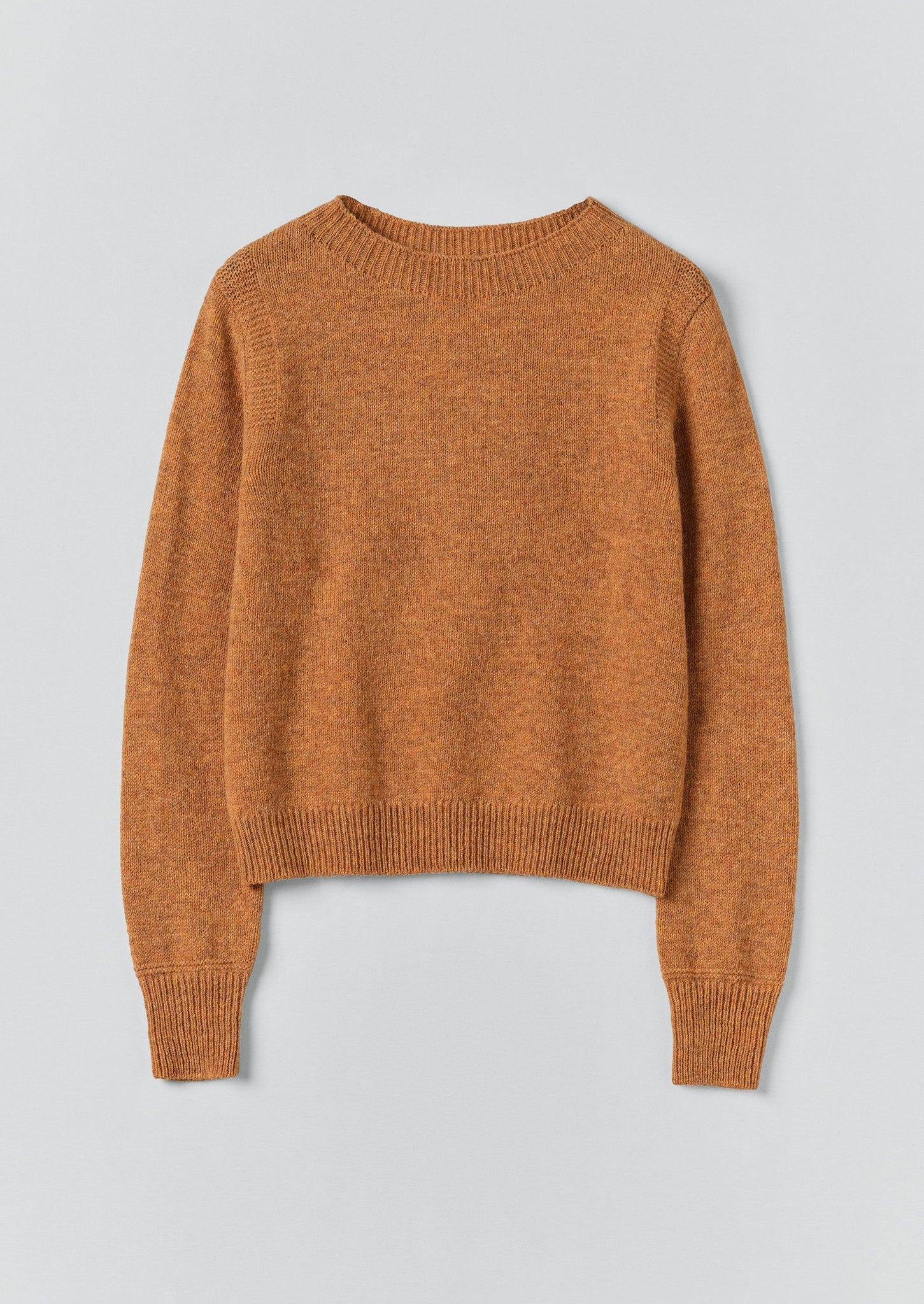 Heathery Wool Sweater | Ginger
