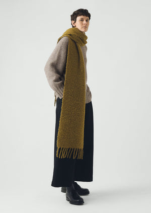 Lofty Alpaca High Neck Sweater | Stone