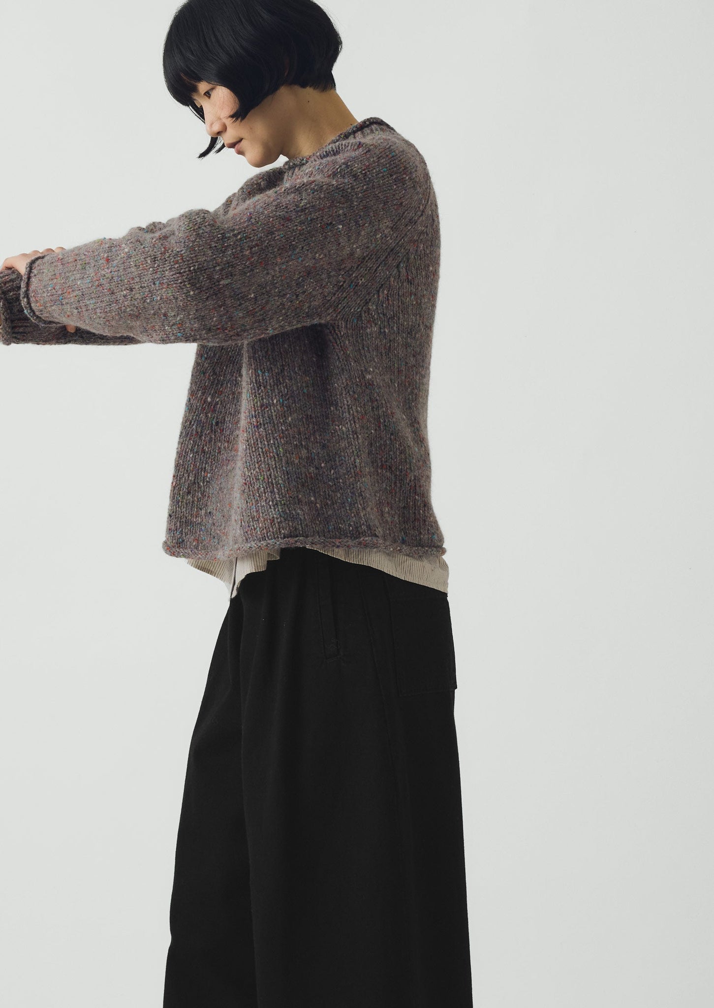 Orla Donegal Wool Sweater | Fossil
