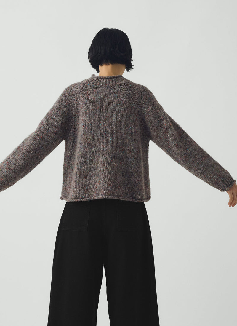 Orla Donegal Wool Sweater | Fossil
