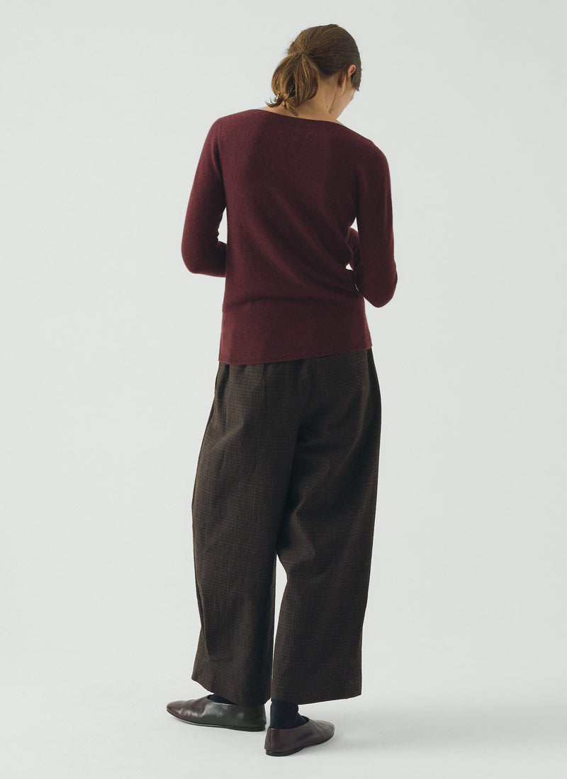 Fine Wool Cashmere Sweater | Beetroot