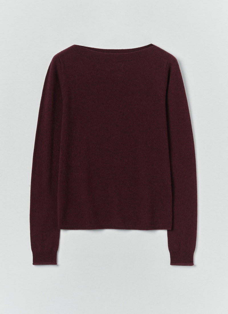Fine Wool Cashmere Sweater | Beetroot